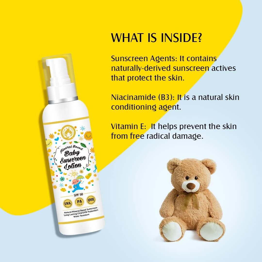 Mom & World Baby Sunscreen Lotion - Grab2buy