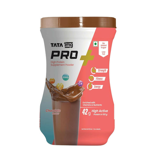 Tata 1mg Pro+ Soy Protein Supplement Powder(Chocolate Flavour)