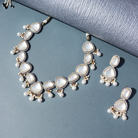 GUDIYA POLKI KUNDAN NECKPIECE - Wahe Jewels | Grab2Buy