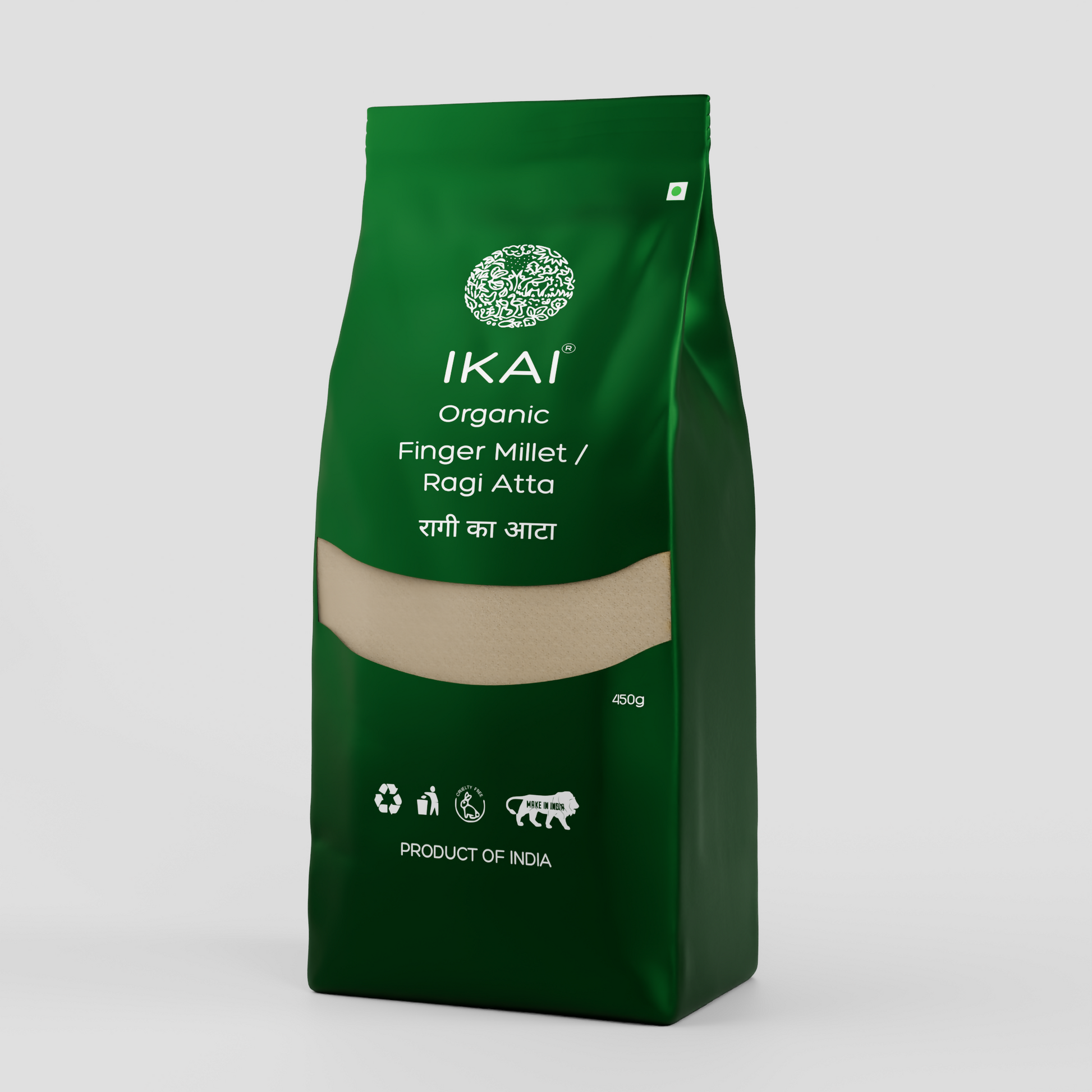 4 - Organic Ragi Flour 450 gm (1)