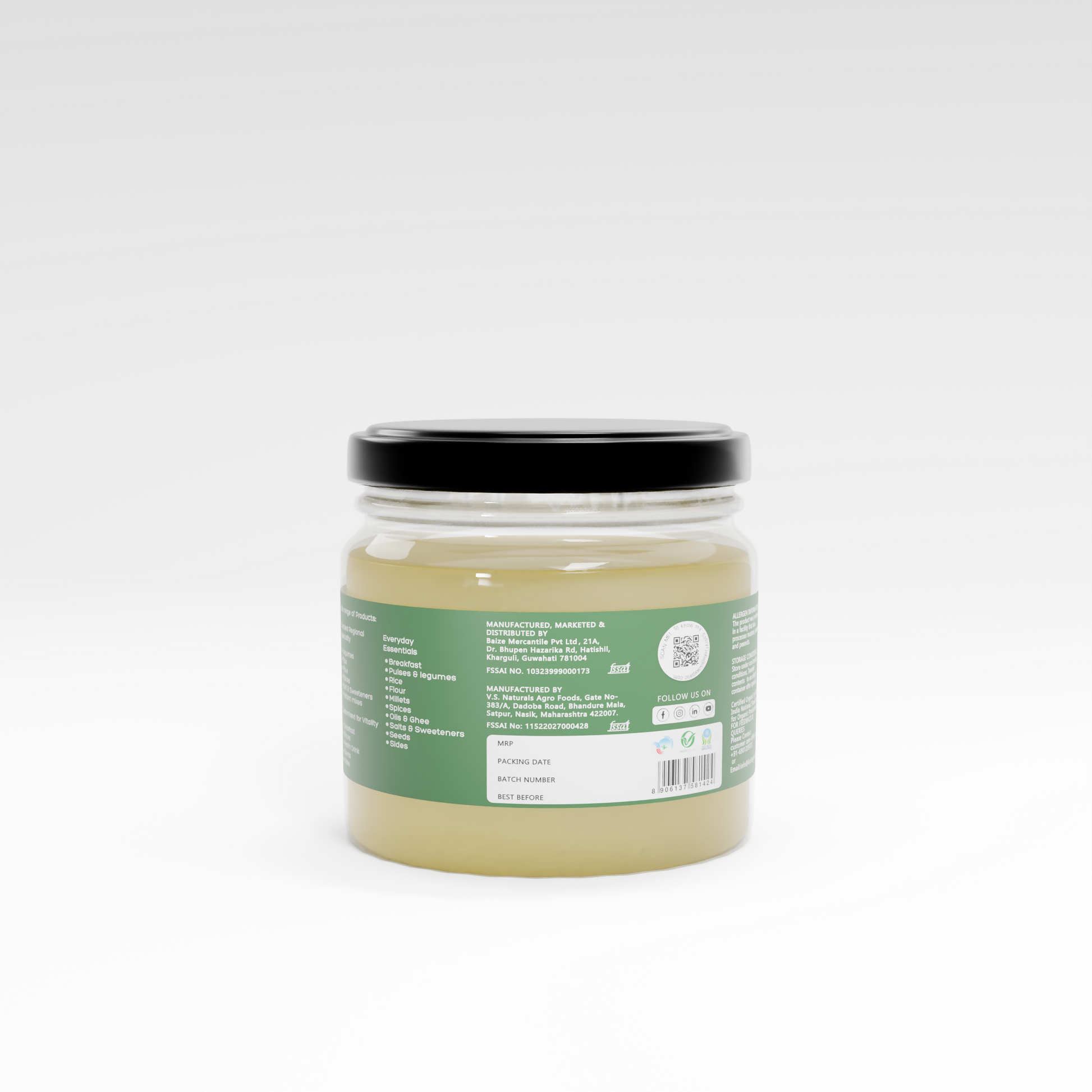 4 - Organic Desi cow ghee - 250g