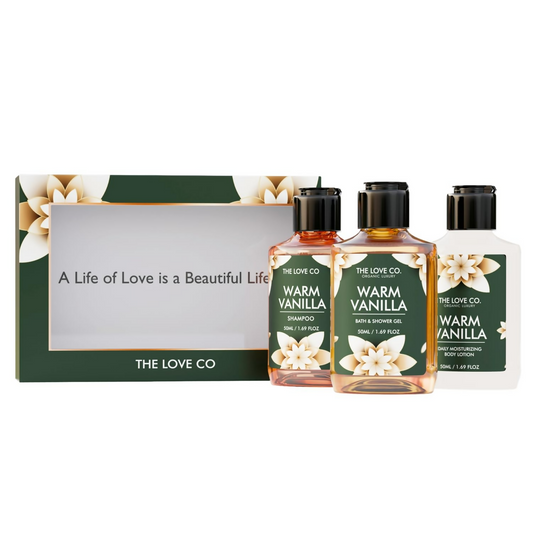The Love Co. Warm Vanilla Bath & Body Gift Set