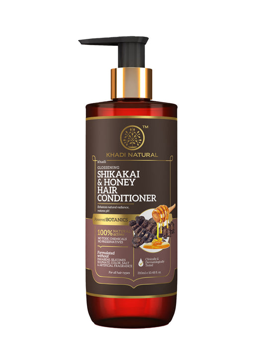 Khadi Natural Shikakai & Honey Hair Conditioner-Powered Botanics - 310ml