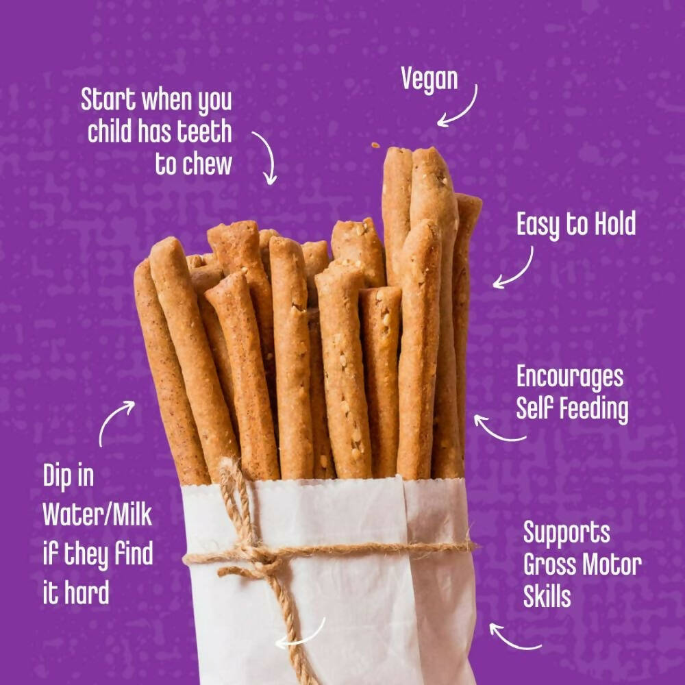 Early Foods Millet & Sesame Teething Sticks - Grab2buy