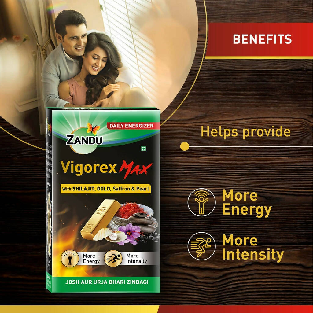 Zandu Vigorex Max Capsules - Grab2buy