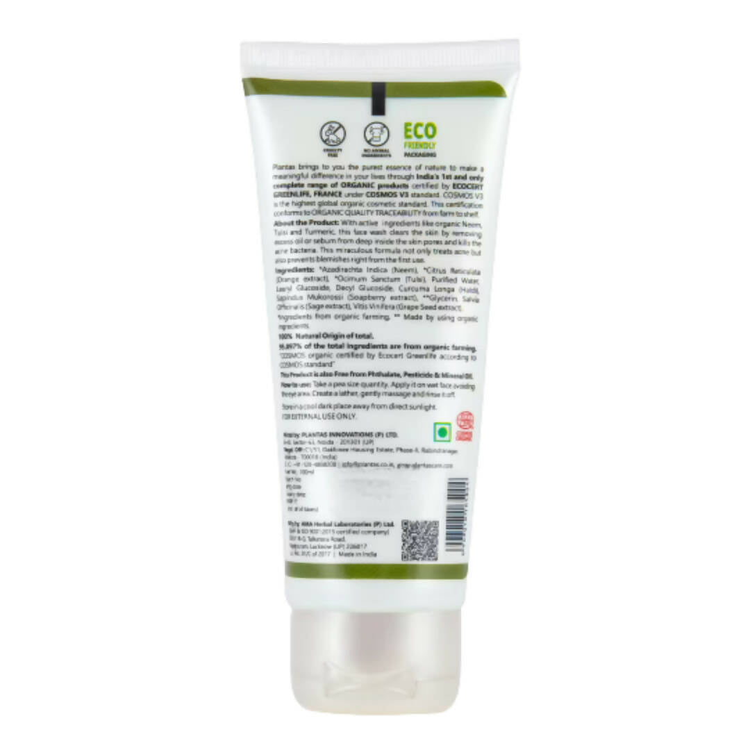 Plantas Purifying & Acne Control Organic Face Wash - Grab2buy