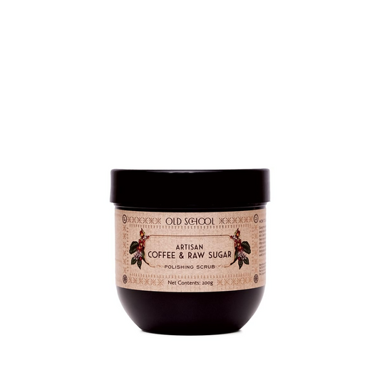Old School Rituals Artisan Coffee & Raw Sugar Polishing Scrub Grab2Buy Old School Grab2Buy