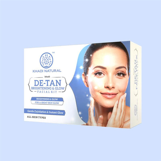 Khadi Natural De-Tan Brightening & Glow Facial Kit - 50gm