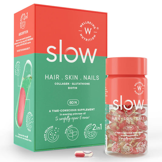Wellbeing Nutrition Slow | Hair, Skin & Nails Capsules Grab2Buy Wellbeing Nutrition Grab2Buy