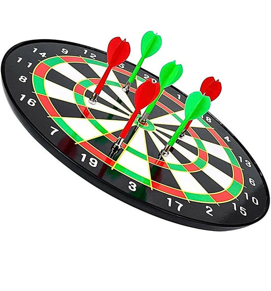Kipa Gaming Dart On: Magnetic Dart Board Game- Bullseye Dart Board with 6 pcs Safe Darts for Indoor and Outdoor Game