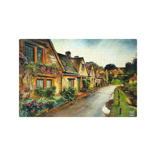 Webby Wooden Mediterranean Village Jigsaw Puzzle - 1000 Pcs Grab2Buy Webby Grab2Buy
