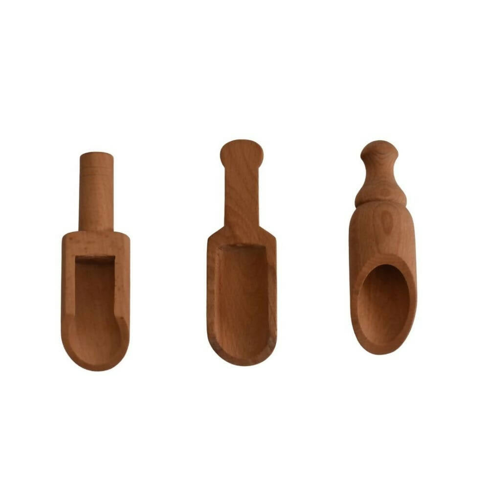 Nesta Toys Sensory Wooden Toy Set with Montessori Tray - Beech Wood - Grab2buy