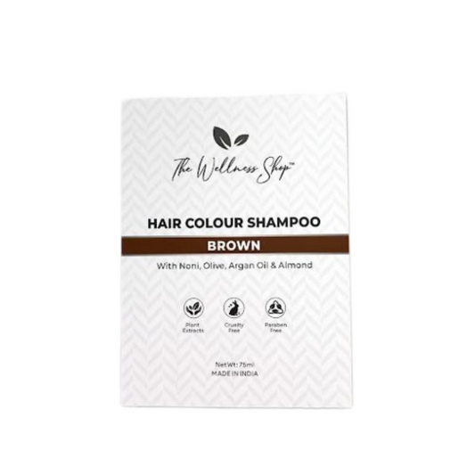 The Wellness Shop Hair Color Shampoo - Brown Grab2Buy The Wellness Shop Grab2Buy
