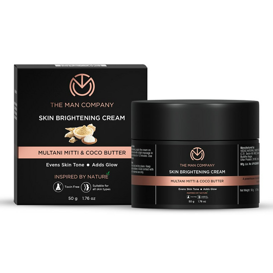 The Man Company Skin Brightening Cream Multani Mitti Grab2Buy The Man Company Grab2Buy