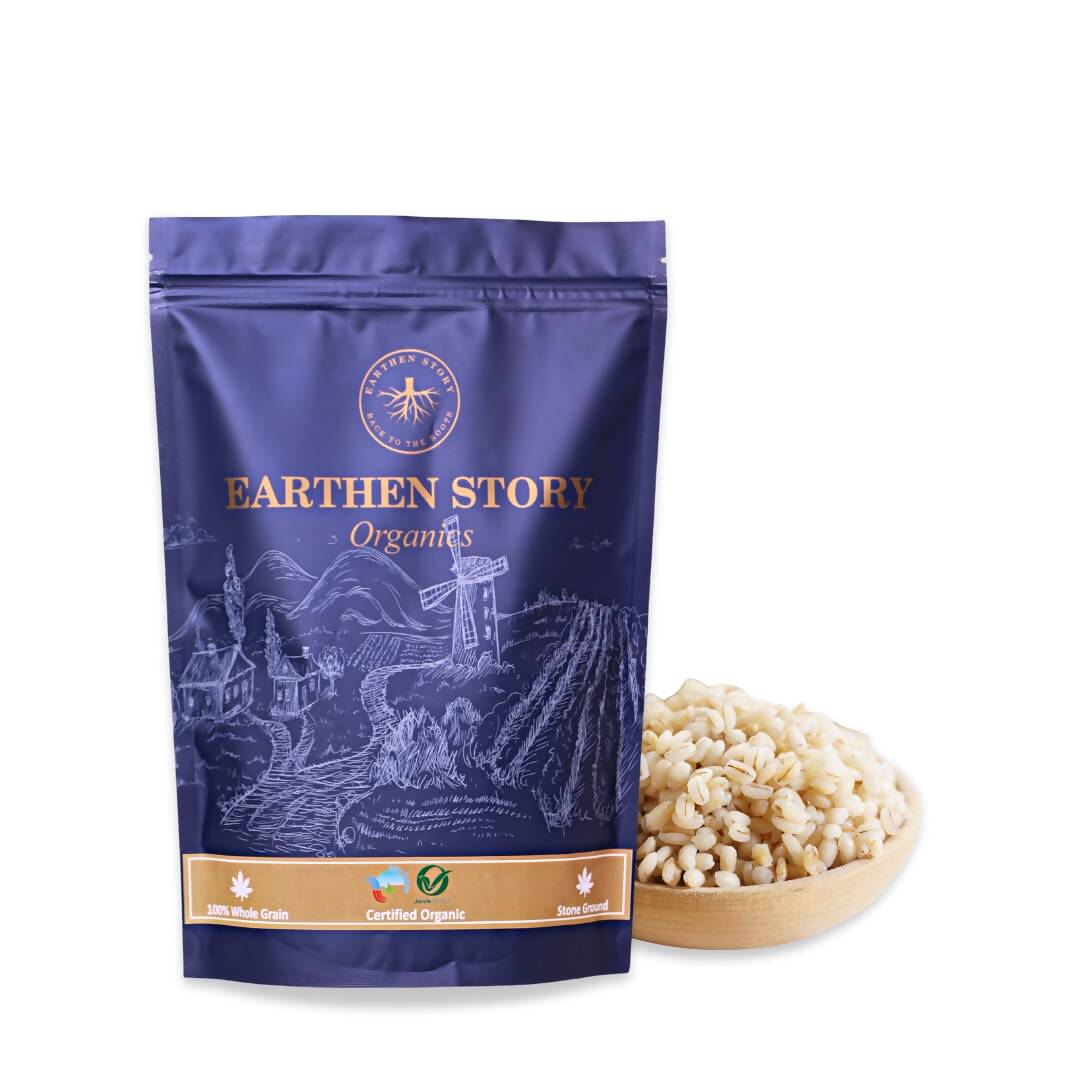 Earthen Story Certified Organic Pearl Barley Flour - Grab2buy