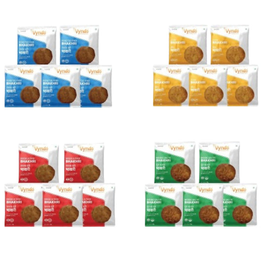 Vyndo Bhakhri Mini Snack Pack Combo - Grab2buy