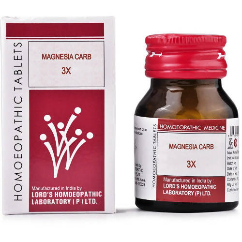 Lord’s Homeopathy Magnesia Carbonica Trituration Tablets – Homeopathic Digestive & Nerve Wellness Remedy