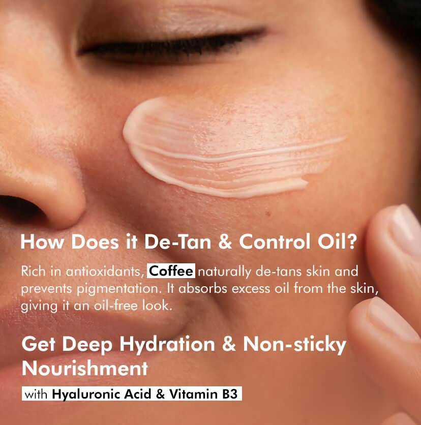 mCaffeine Sun Fix Detan & Oil Control Coffee Sunscreen SPF 50 PA++++, Lightweight & No White Cast - Distacart