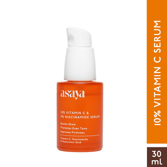 Asaya 10% Vitamin C Serum With 5% Niacinamide & Antioxidant Face Serum For Glowing Skin & Dullness Grab2Buy Asaya Grab2Buy