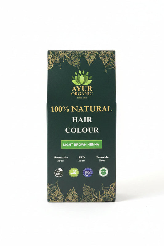 Natural Henna Hair Colour | Light Brown