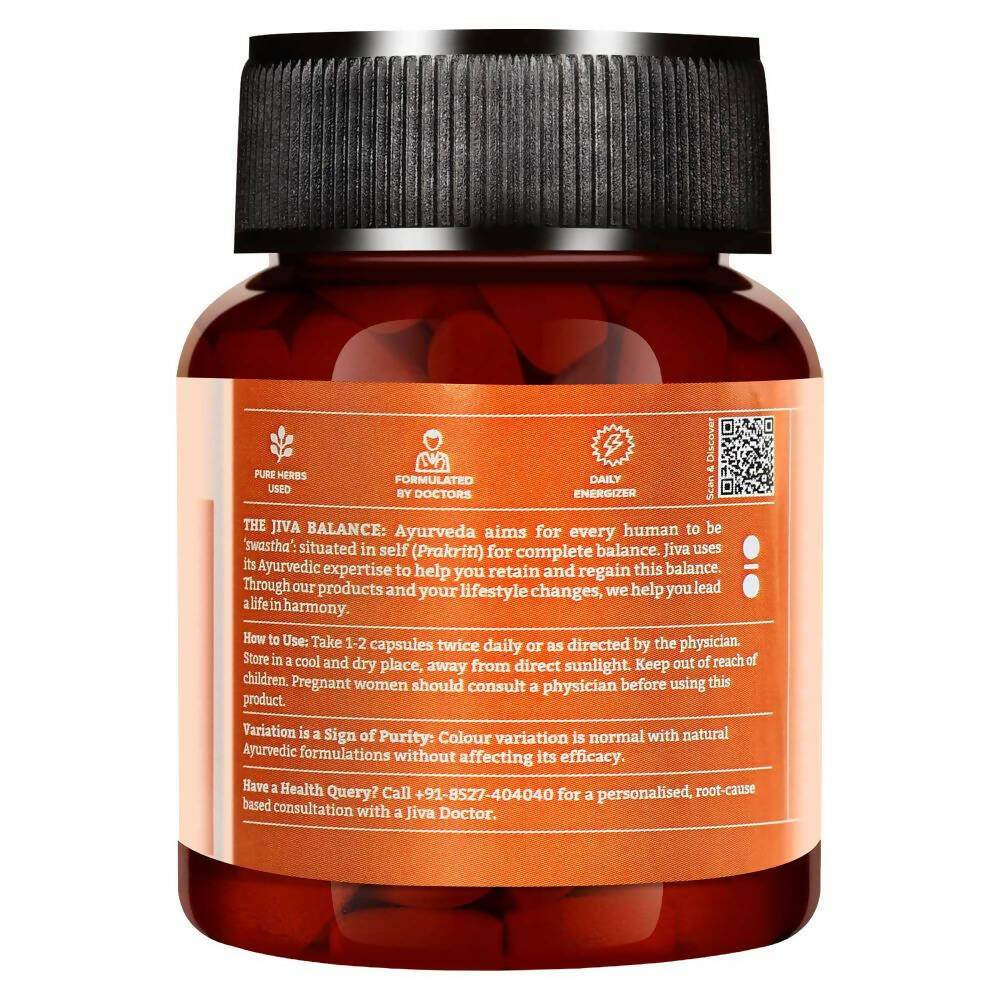 Jiva Ayurveda Oaj Shakti Capsules - Distacart