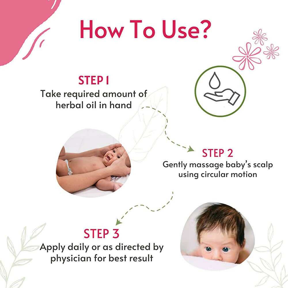 Pokonut Herbal Chemical Free Baby Hair Oil - Grab2buy