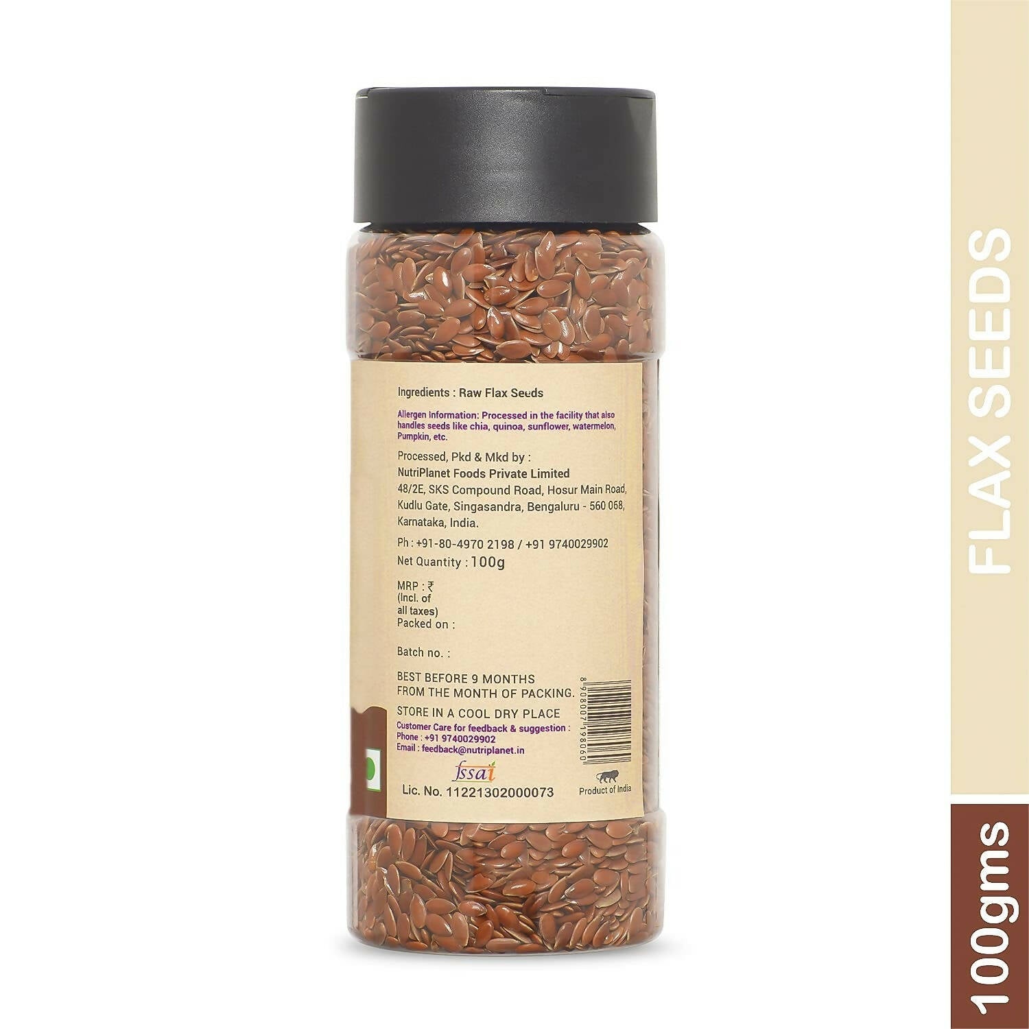 Fulsome Raw Flax Seeds - Grab2buy