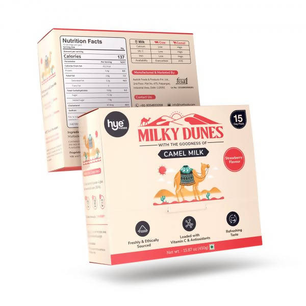Milky Dunes With The Goodness Of Camel Milk-Strawberry Flavour