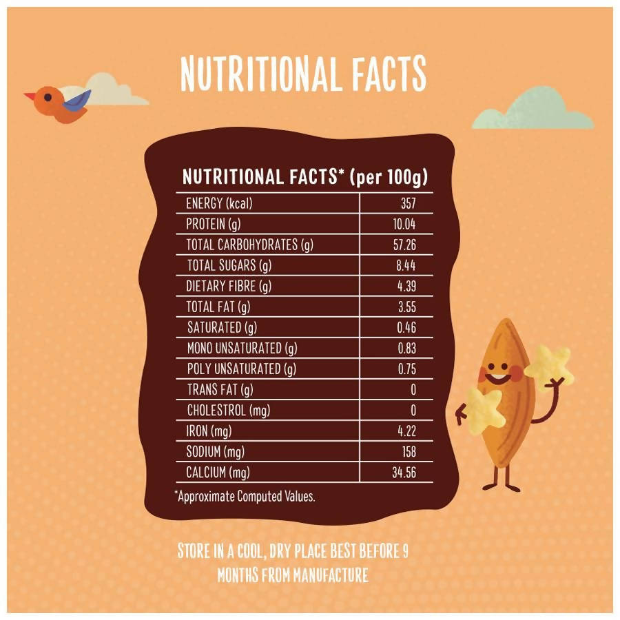 Timios Melts Carrot And Cumin Finger Food For Babies Nutritional Facts