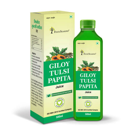Four Seasons Giloy Tulsi Papita Juice - Grab2buy