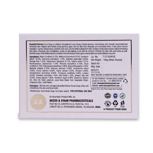 Super Herbal BX Beautiful Xtreme Herbal Gold Scrub Soap Grab2Buy Super Herbal Grab2Buy