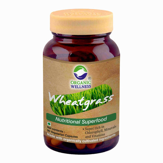 Organic Wellness Wheat Grass Capsules - Grab2buy