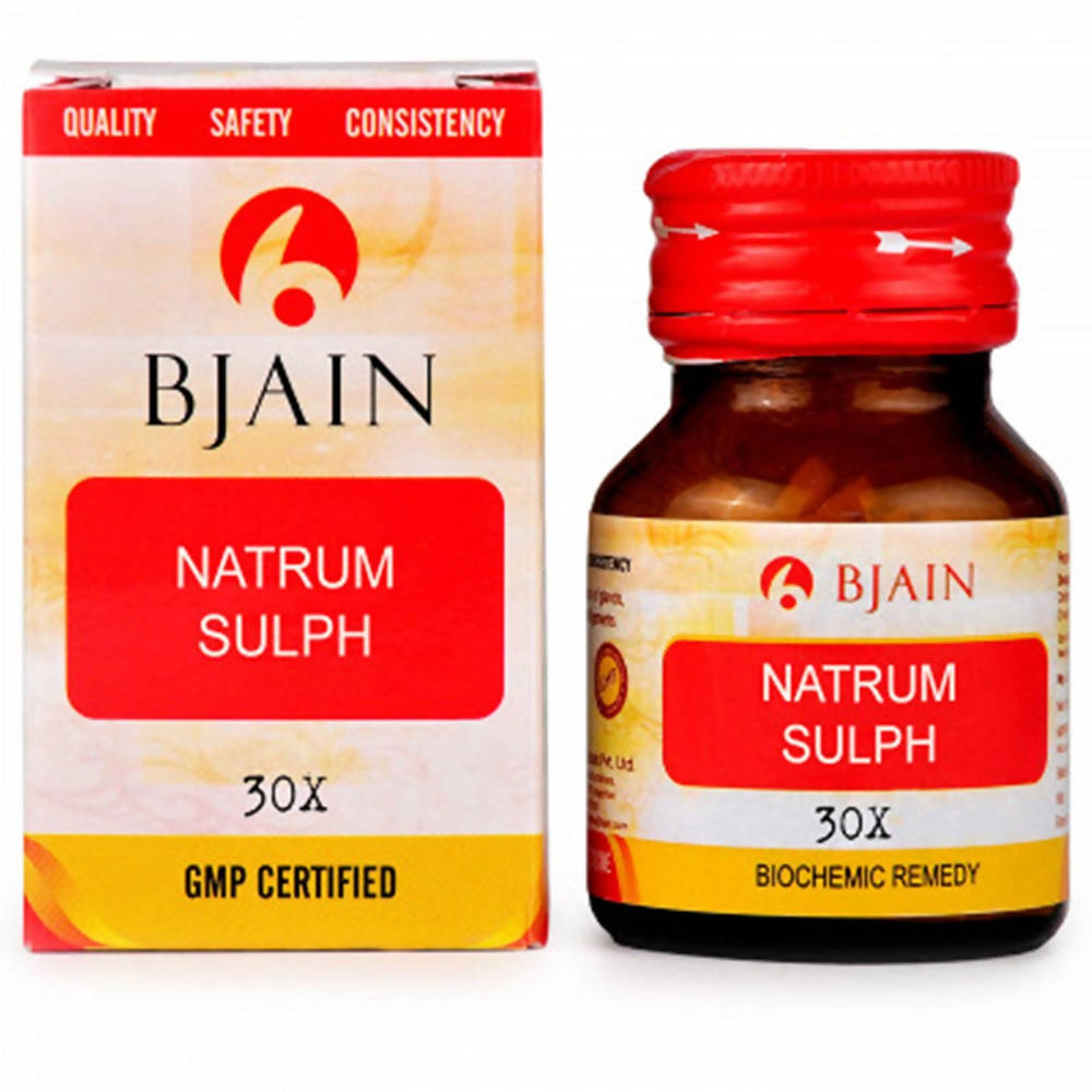 Bjain Homeopathy Natrum sulphuricum Biochemic Tablet - Grab2buy