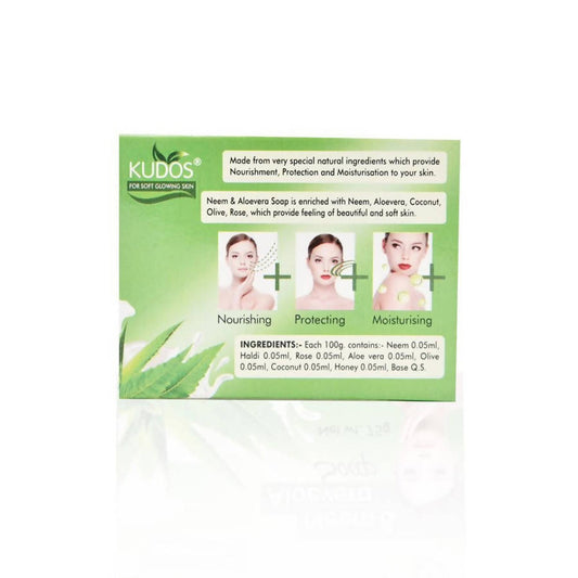 Kudos Ayurveda Neem & Aloevera Soap Grab2Buy Kudos Ayurveda Grab2Buy