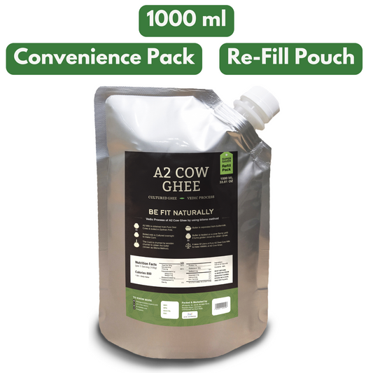 Le Organics A2 Cow Ghee | Cultured Desi Ghee | Homemade & Certified Organic Ghee - Grab2buy