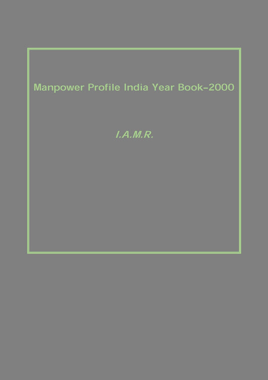 Manpower Profile India Year Book–2000 - Gyan Books