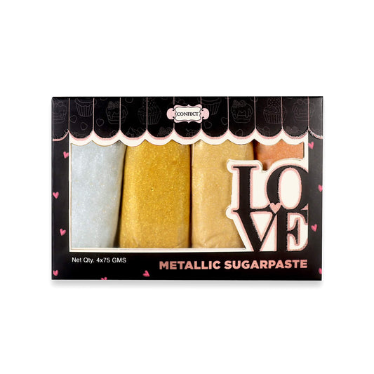 Confect Metallic Sugar Paste Multipack 3