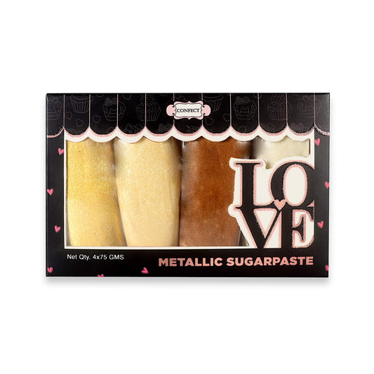 Confect Metallic Sugar Paste Multipack 5