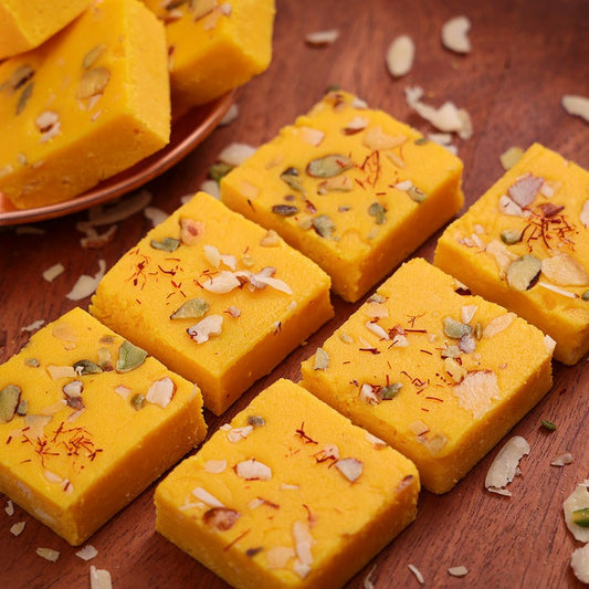 Mithaiwala Kesar Dry Fruit Burfi - Grab2buy