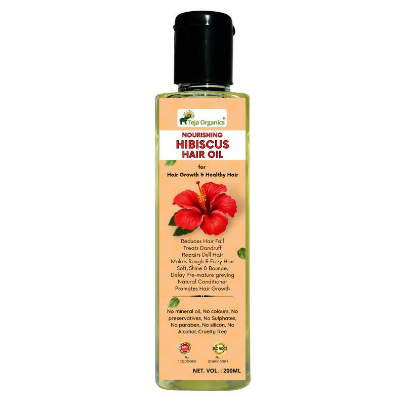 Teja Organics Nourishing Hibiscus Hair Oil - Grab2buy