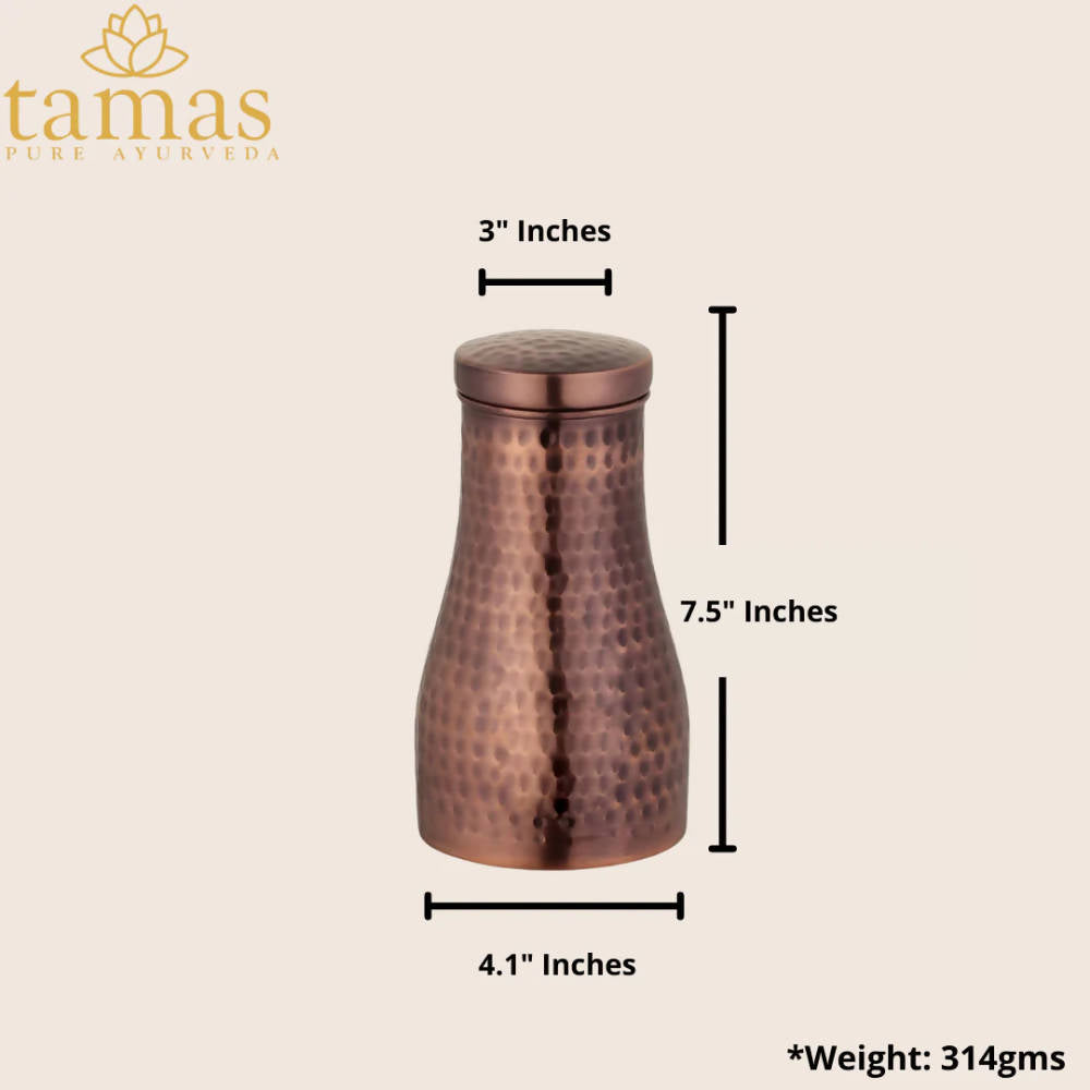 Tamas Hammered Antique Copper Water Jar - Grab2buy
