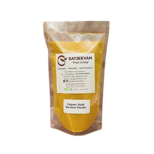 Satjeevan Organic Haldi Turmeric Powder - Grab2buy