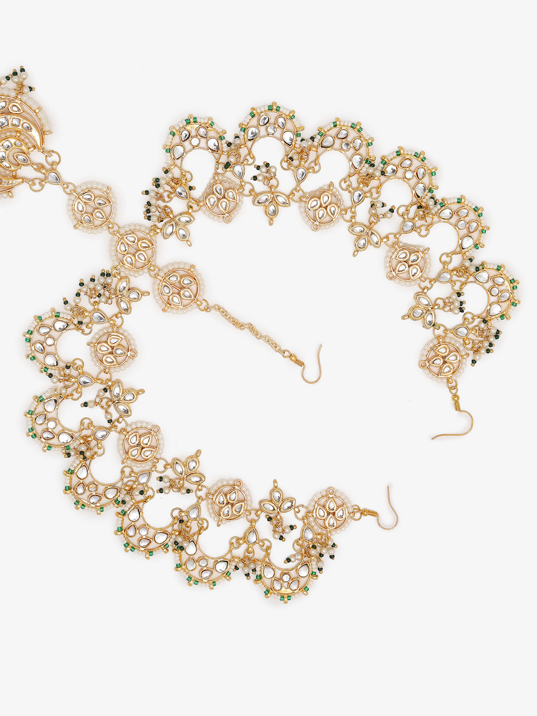 Women's Gold Kundan Maharani Matha Patti - Ruby Raang - Grab2buy