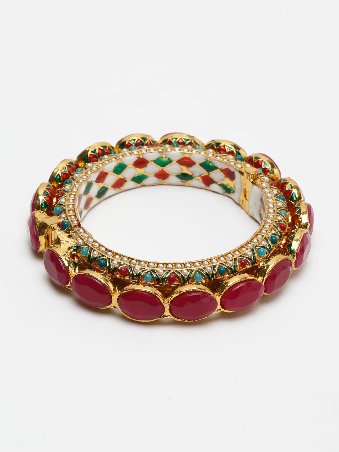 Single Multi Embellished Bangle - Ruby Raang - Grab2buy