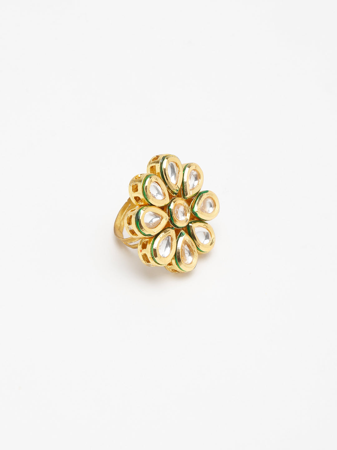 Kundan Ring - Ruby Raang - Grab2buy
