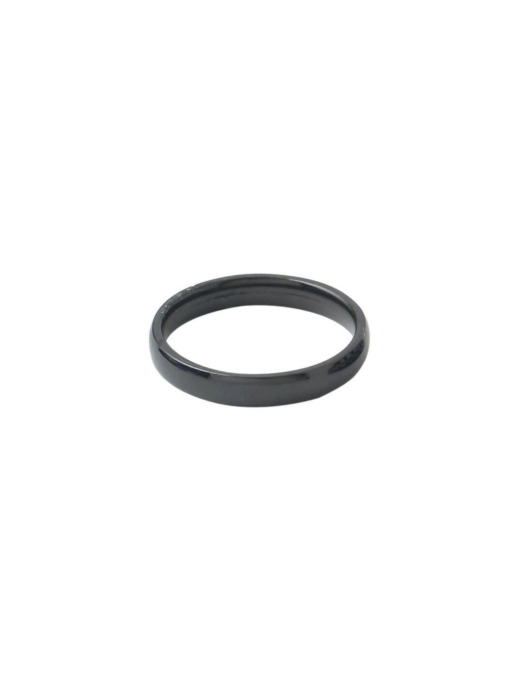 NVR Men's Black Stainless Steel Finger Ring - Grab2buy