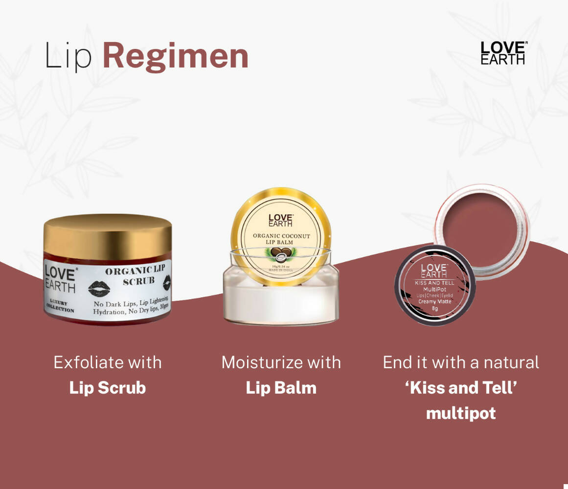 Love Earth Lip Tint & Cheek Tint Multipot-Kiss & Tell - Distacart