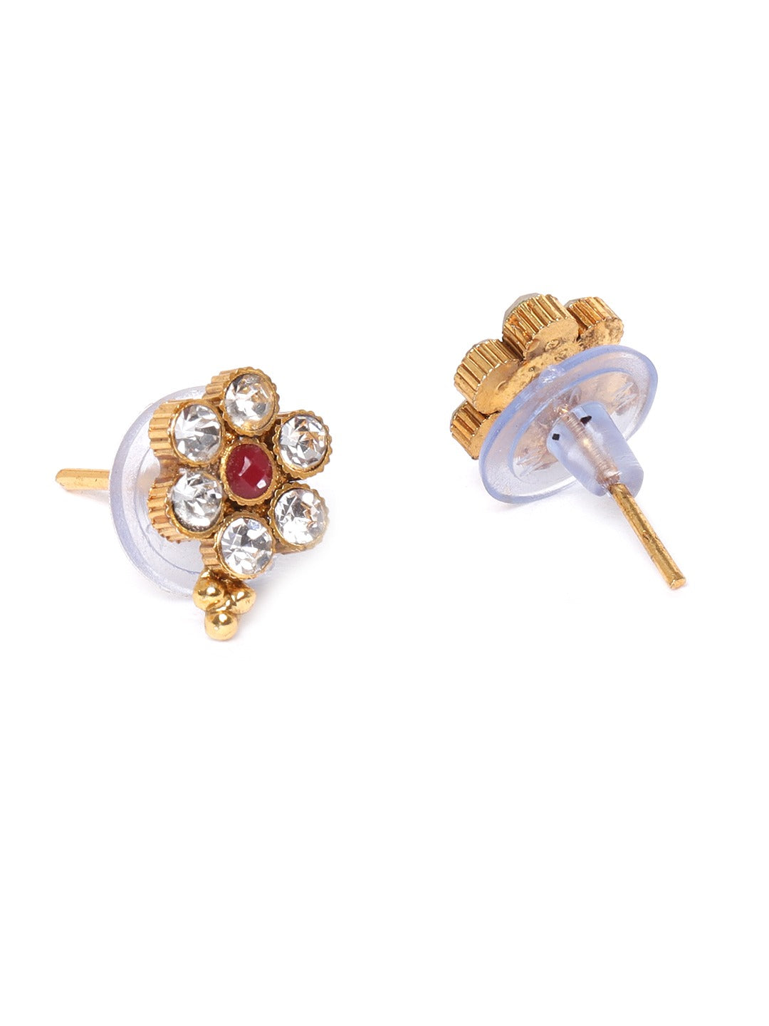 Priyaasi Women Multicolor Stones Gold Plated Jewellery Set - Grab2buy