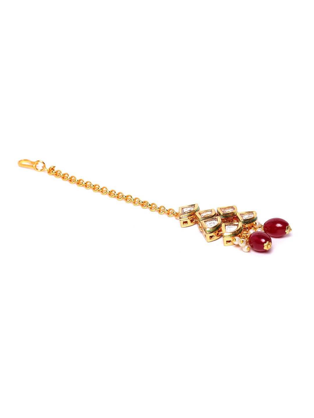 Priyaasi Women Kundan Gold Plated Jewellery Set - Grab2buy