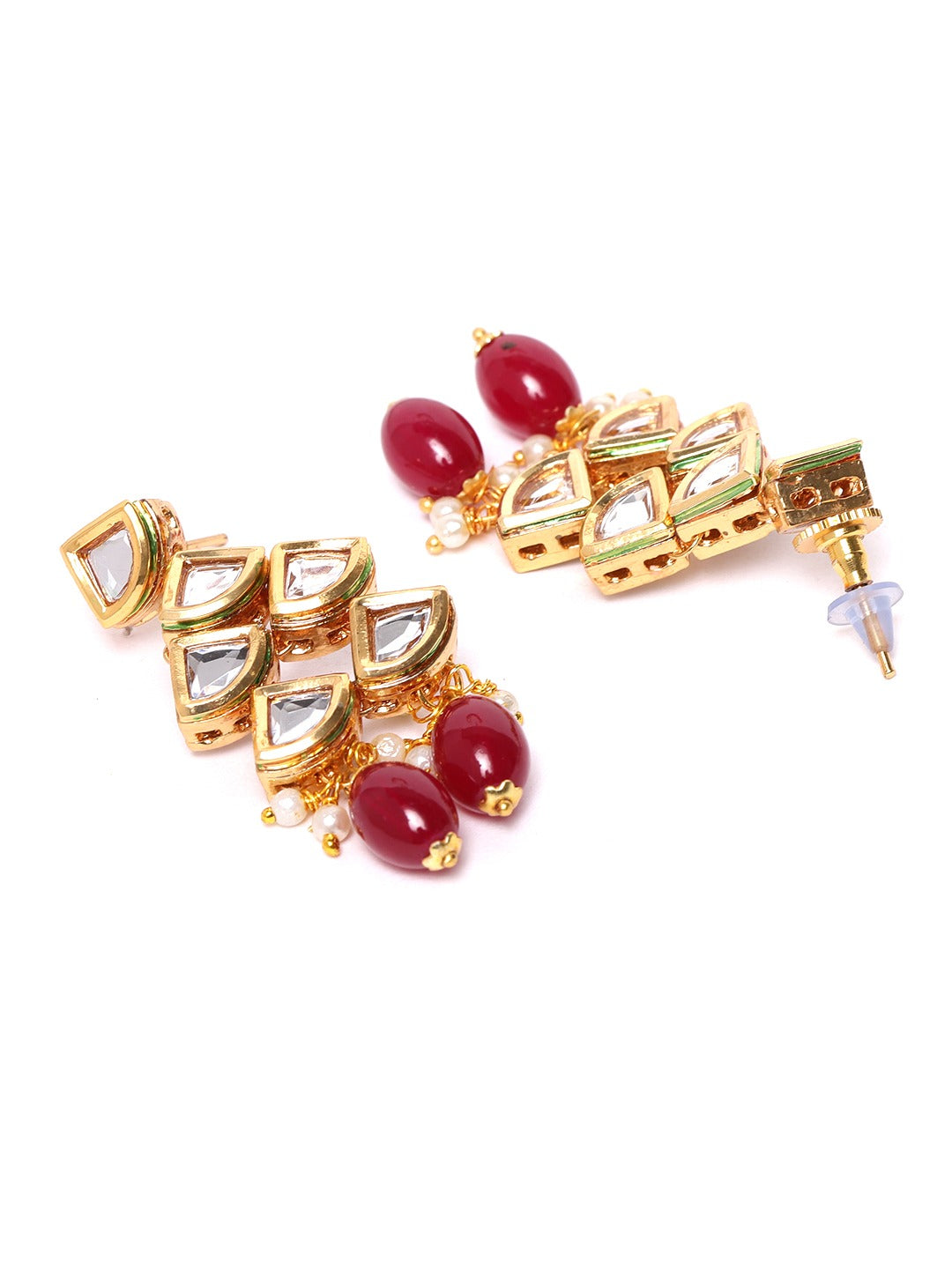 Priyaasi Women Kundan Gold Plated Jewellery Set - Grab2buy
